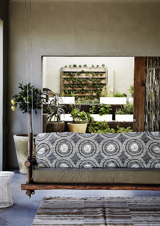 This alfresco bedroom is all about bringing the outside in!