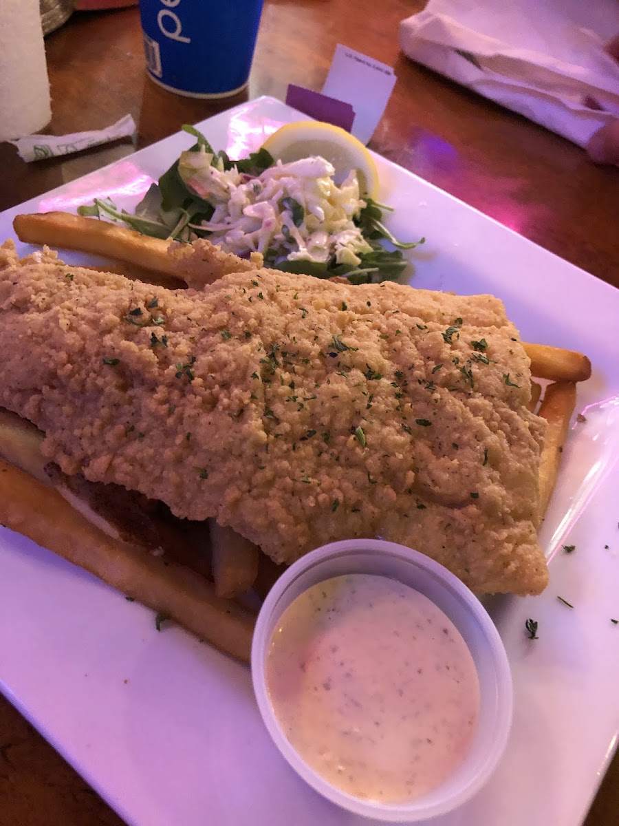 GF fish and chips