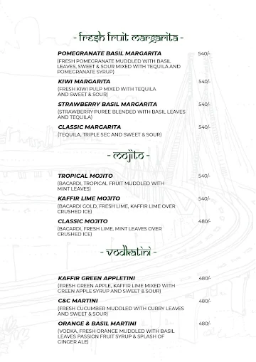 Angrezi Patiyalaa menu 