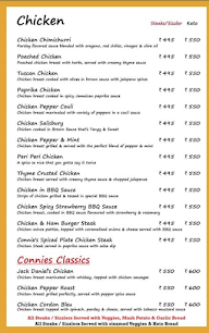 Connies Steak House menu 5