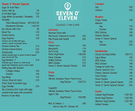 Cafe Seven O' Eleven menu 2