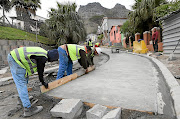 Infrastructure and bulk services in Imizamo Yetho. /Ruvan Boshoff