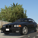 Icon E36: Black Car Drift Extreme