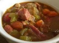 Hearty Pinto Bean And Ham Soup | Just A Pinch Recipes