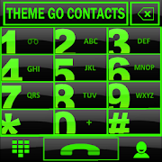 THEME GO CONTACTS BIG GREEN