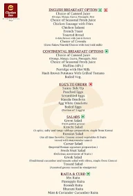 Prism Dine - Clarion Inn Amps menu 2