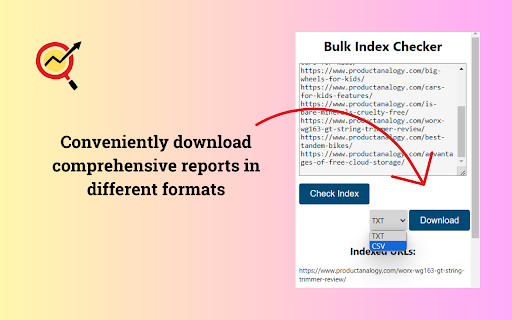 Bulk Index Checker