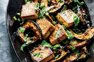 Maple-Roasted Tofu with Winter Squash