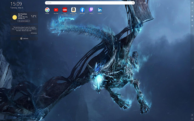 Dragons New Tab