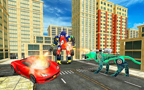 Leopard Robot Car Transform 1.3 APK + Мод (Бесконечные деньги) за Android