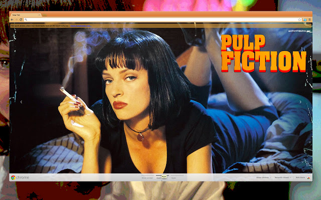 Pulp Fiction chrome extension