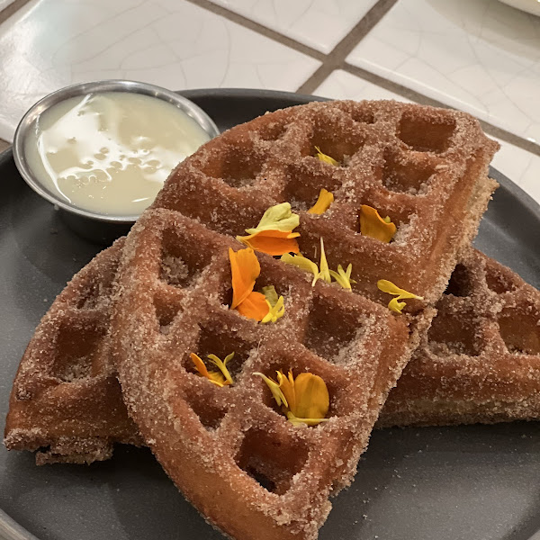 Churro waffles