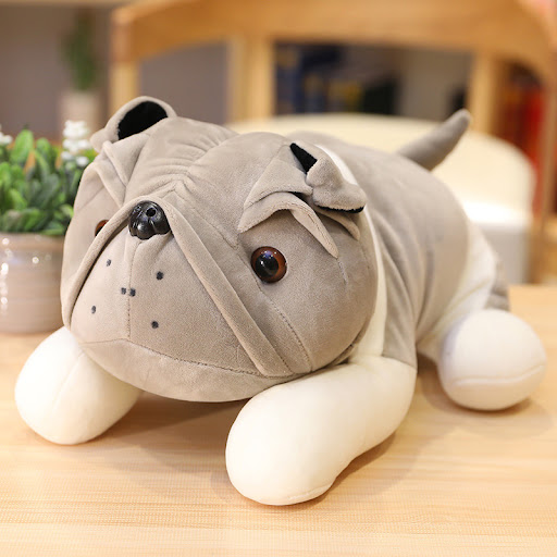 Title 5, Adorable Shar Pei plush toy for cuddling and pl...