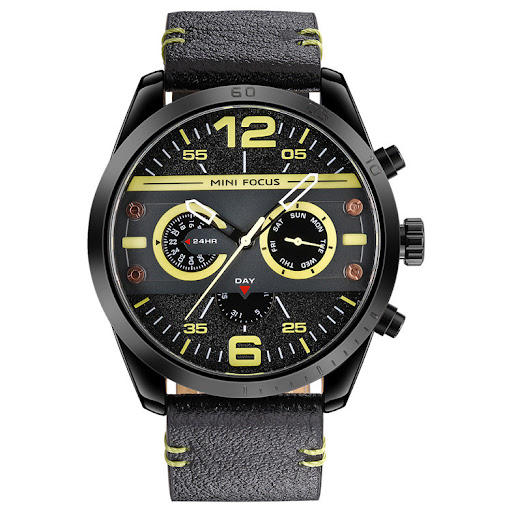 Title 6, Multifunctional Waterproof Male Quartz Watch Du...