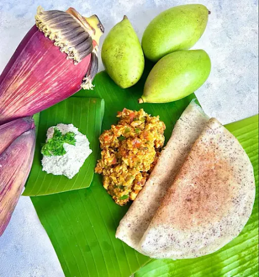 Paneer Bhurji With Multigrain Dosa