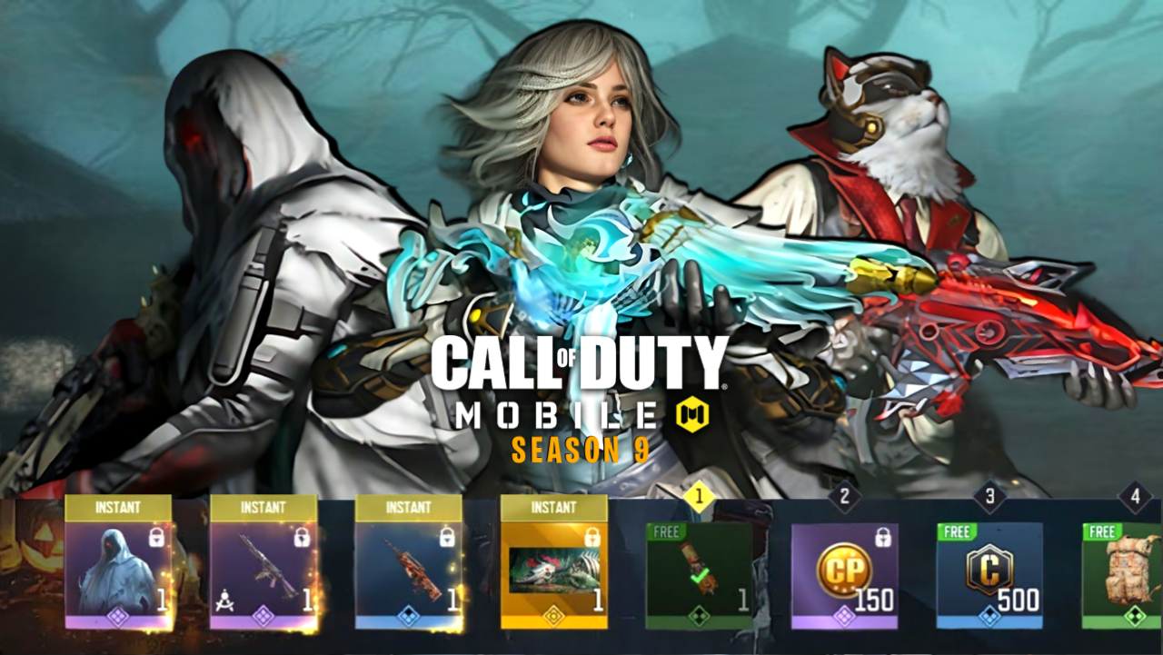 COD Mobile Season 9 Battle Pass: All Items in Free and Premium