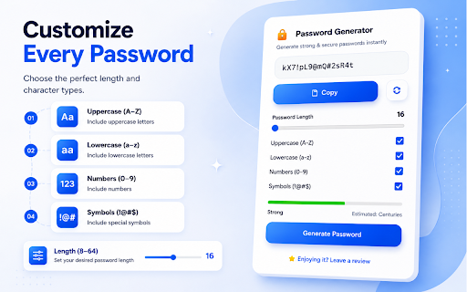 Password Generator – Secure & Strong Password Creator screenshot 2