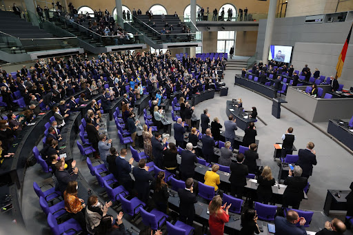 President Volodymyr Zelenskiy is set to speak to Germany’s Bundestag, a day after an address to US lawmakers.