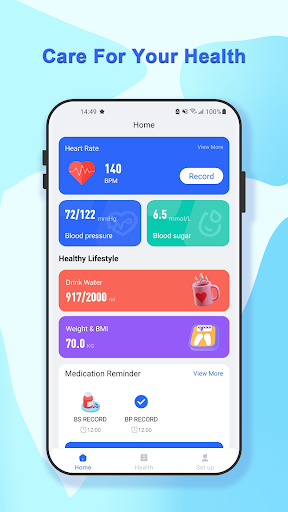 Screenshot Health Tracker