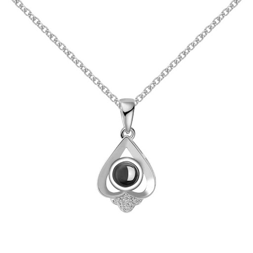 Title 1, "I Love You" Language Projection Necklace. Uniq...
