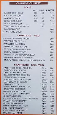 Haji Saheb Restaurant menu 1