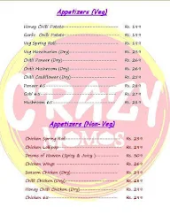 Crazy Momos menu 2