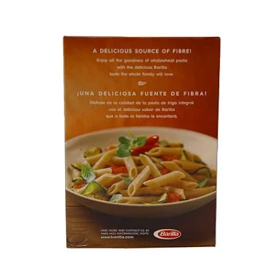 Barilla Whole Wheat Pennette Rigateâ  - 500 gm