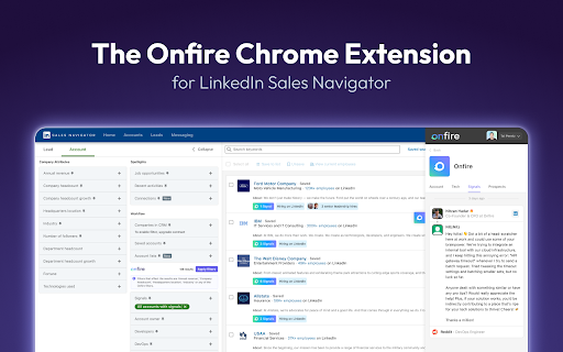 Onfire Chrome Extension