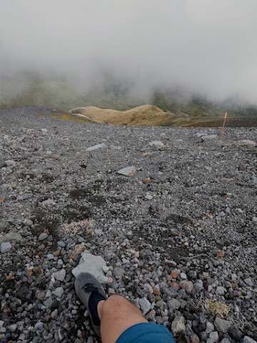 Fanthams Peak and Syme Hut Track Scree Slope