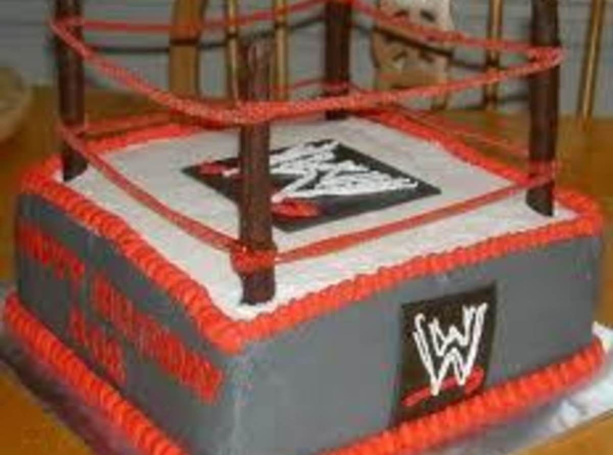 Wwe Birthday Cake And Party Idea Just A Pinch Recipes