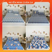 Bộ Ga Giường Đệm Cotton Poly - Set Ga Gối 3 Món Nhập Khẩu