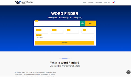 Word Finder