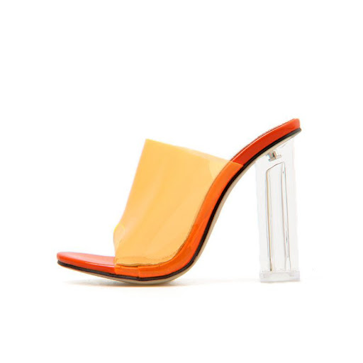 Title 3, Long-Term Spot Block High Heels Ladies Slippers...