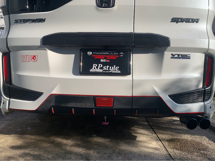 ステップワゴンのステップワゴン・ステップワゴンRP・洗車・ナンバープレート隠しに関するカスタム事例の投稿画像5枚目