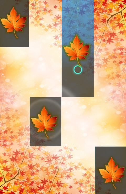 Autumn Piano Fall Tiles : Leaf Trees Wind Gameのおすすめ画像3