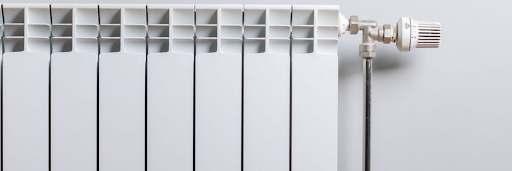 White Radiator With Valve