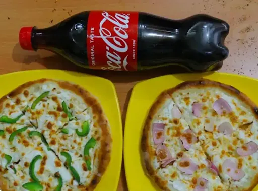 Veg Cheese Pizza [7 Inches] With [250 Ml] Cold Drink