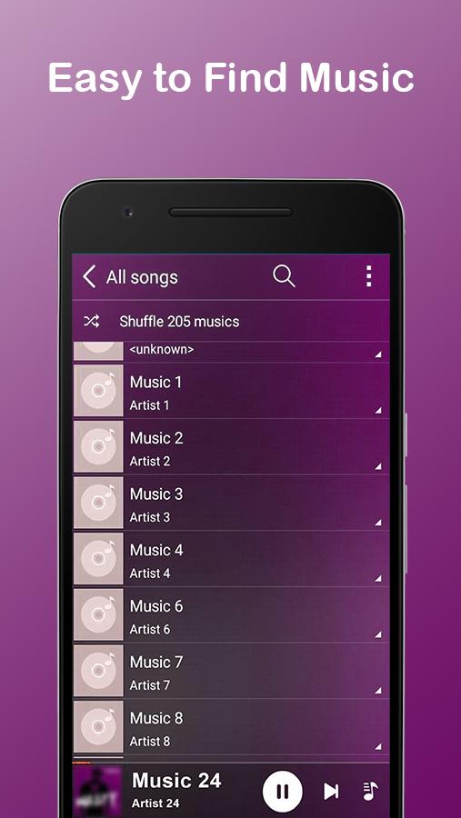 Tube Mp3 Player Music Screen 1