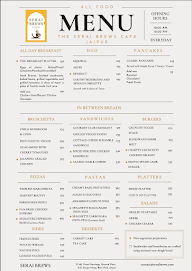 Serai Brews Cafe menu 2