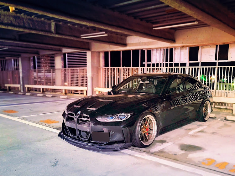 M3 セダンの屋内駐車場・中華パーツ・M3・BMW・目指せPickUpCarsに関するカスタム事例の投稿画像1枚目