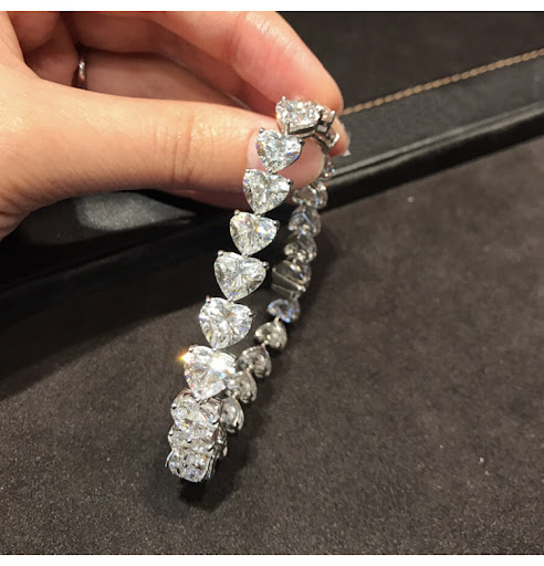 Title 3, Personalized Full Diamond Bracelet Simple Desig...