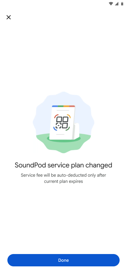SoundPod confirm plan