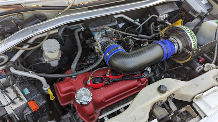 アルトラパンのhe21s・ラパン・DIY・コイル交換に関するカスタム事例の投稿画像4枚目