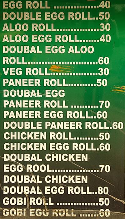 Ganesh Fast Food menu 