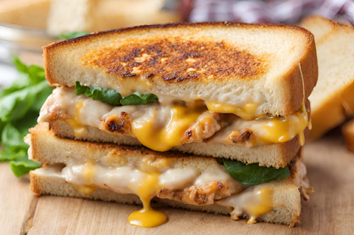 Grilled Chicken Cheese Sandwich