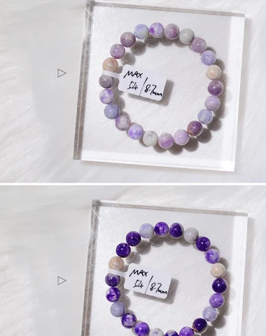 Bracelet en sodalite naturelle qui - 2