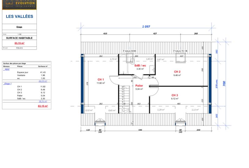  Vente Terrain + Maison - Terrain : 1 000m² - Maison : 84m² à Tigeaux (77163) 