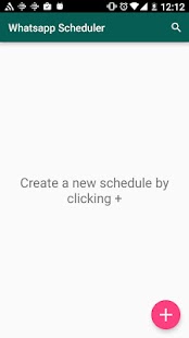 Scheduler for WhatsApp Screenshot