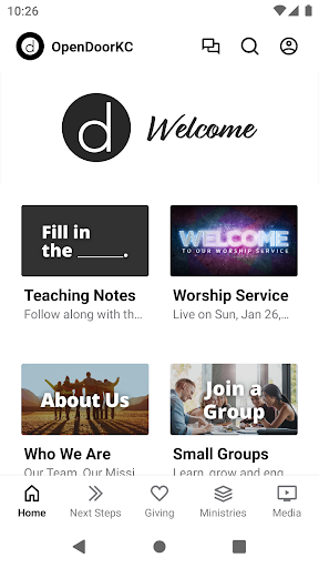 Screenshot Open Door Baptist Church