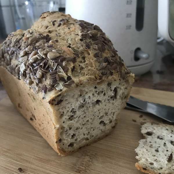 Small loaf of gliten free sunflower seed bread (i think it was 7 CHF)